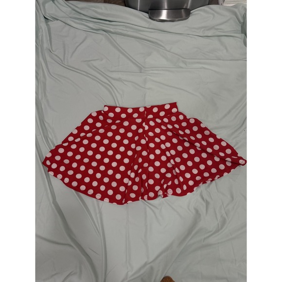 Urban Coco Pants - Urban Coco Red Polka Dot Skort High Waisted Mini Skirt S NEW